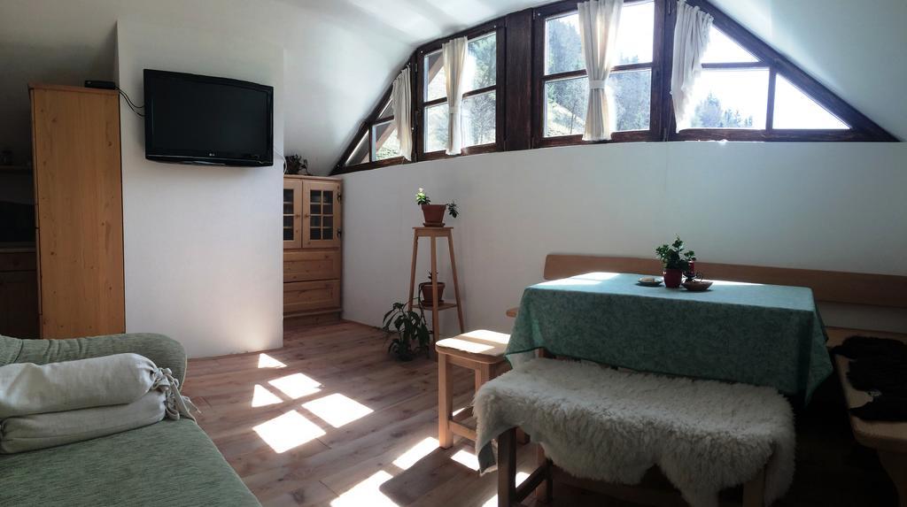 Apartments Pod Macesnovo Streho Solčava Dış mekan fotoğraf